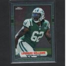 LEONARD WILLIAMS 2015 Topps Chrome 1989 Retro Rookie RC USC Trojans & NY Jets LEONARD WILLIAMS 2015 Topps Chrome 1989 Retro Rookie RC USC Trojans & NY Jets