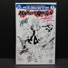 HARLEY QUINN Rebirth #1 Emerald City B/W Sketch VARIANT Signed by Palmiotti & Connor- DC Comic Book HARLEY QUINN Rebirth #1 Emerald City B/W Sketch VARIANT Signed by Palmiotti & Connor- DC Comic Book