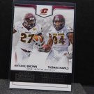 ANTONIO BROWN & THOMAS RAWLS 2016 Panini Contenders Collegiate Connection - Central Michigan ANTONIO BROWN & THOMAS RAWLS 2016 Panini Contenders Collegiate Connection - Central Michigan