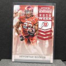 DeVONTAE BOOKER 2016 Panini Contenders Rush Week Rookie RC - Utah Utes & Denver Broncos