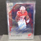 MELVIN GORDON 2015 UD Inscriptions Autograph Rookie Card - Badgers & Chargers