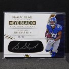STERLING SHEPARD 2016 Immaculate Eye Black Autograph RC #/99 - NY Giants & Oklahoma Sooners