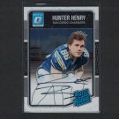 HUNTER HENRY 2016 Donruss Optic Autograph Rookie RC - nNew England Patriots & Razorbacks