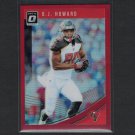 O.J. OJ HOWARD 2018 Donruss Optic Red Prizm #37/99 - Buccaneers & Alabama Crimson Tide