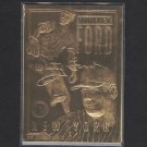WHITEY FORD 1996 Bleachers Baseball's Greatest Champions 24k Gold  - NY Yankees