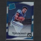 MARLON MACK 2017 Donruss Optic Rated Rookie RC - Colts & USF Bulls