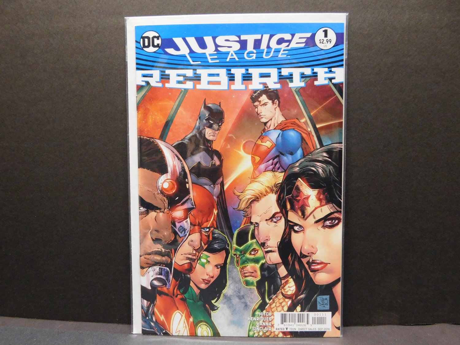 JUSTICE LEAGUE Rebirth 2016 #1 Comic Book DC Comics