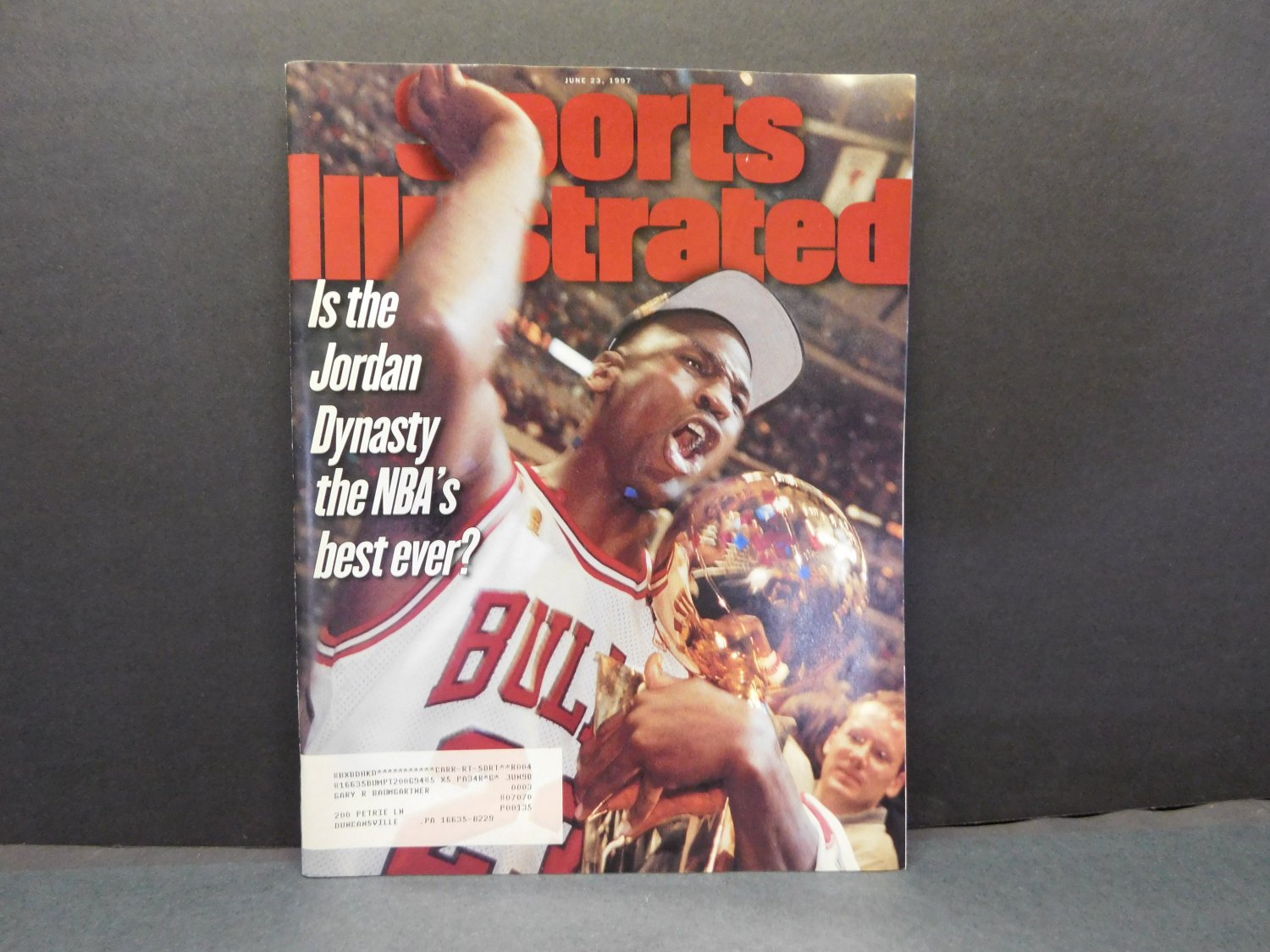 1997 Sports Illustrated MICHAEL JORDAN Chicago Bulls Basketball NBA