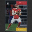 PATRICK MAHOMES II 2019 Donruss Optic Tribute - Kansas City Chiefs & Texas Tech