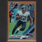 DERRICK HENRY 2019 Donruss Optic Orange Prizm #19/199 - Tennessee Titans & Alabama Crimson Tide