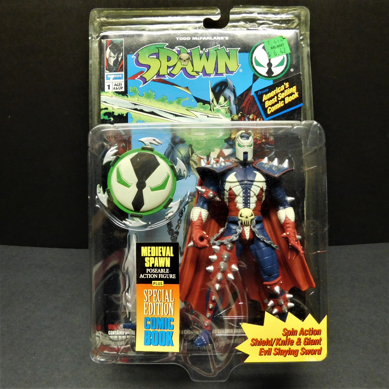 MEDIEVAL Spawn - Series 1 1995 - Todd Toys McFarlane - Image Comics