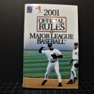 2001 Major League Baseball MLB Rule Book - Derek Jeter - Yankees 2001 Major League Baseball MLB Rule Book - Derek Jeter - Yankees
