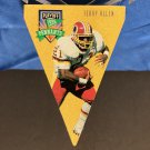 TERRY ALLEN 1996 Playoff Contenders - PENNANT - Washington Redskins & Clemson Tigers