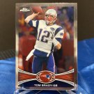 TOM BRADY 2012 Topps Chrome Base Card #220 - New England Patriots & Michigan Wolverines TOM BRADY 2012 Topps Chrome Base Card #220 - New England Patriots & Michigan Wolverines