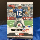 TOM BRADY 2007 Topps Madden EA Sports #13 - New England Patriots & Michigan Wolverines