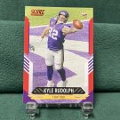 KYLE RUDOLPH 2021 Score Red Parallel - Minnesota Vikings, NY Giants & Notre Dame Fighting Irish
