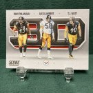 Troy Polomalu, Jack Lambert, TJ Watt - 2021 Score 3D - Pittsburgh Steelers Troy Polomalu, Jack Lambert, TJ Watt - 2021 Score 3D - Pittsburgh Steelers