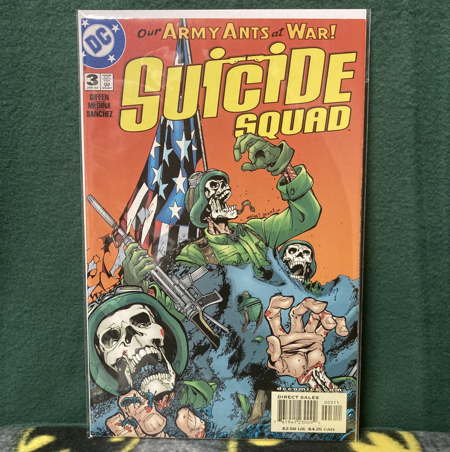 SUICIDE SQUAD War Crimes #3 - DC Comics 2002 - Our Army Ants at War