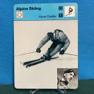 1977 1978 1979 ALPINE SKIING Henri Oreiller Sportscaster Card 14-17 (Italy)