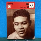 1977 1978 1979 BOXING Joe Louis Sportscaster Card 6-12 (Japan)
