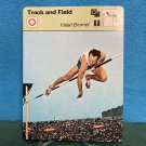 1977 1978 1979 TRACK and FIELD Valeri Brumel Sportscaster Card 7-18 (Japan, Lausanne)