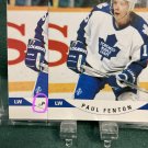 PAUL FENTON Error/Variation - 1990-91 Pro Set Hockey - New Jersey Devils