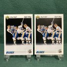 BRETT HULL Hologram Error/Variation - 1991-92 Upper Deck Hockey - St. Louis Blues