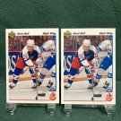 BRETT HULL Hologram Error/Variation - 1991-92 Upper Deck Hockey - St. Louis Blues