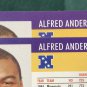 ALFRED ANDERSON Error/Variation - 1990 Pro Set Football - Minnesota Vikings & Baylor Bears