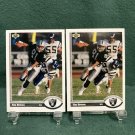 TIM BROWN - 1991 Upper Deck Football Hologram Error/Variation Raiders & Notre Dame