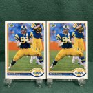 KEVIN GREENE - 1991 Upper Deck Football Hologram Error/Variation Steelers Rams & Auburn KEVIN GREENE - 1991 Upper Deck Football Hologram Error/Variation Steelers Rams & Auburn