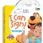 I Can Sign! Animals Board Book & DVD set