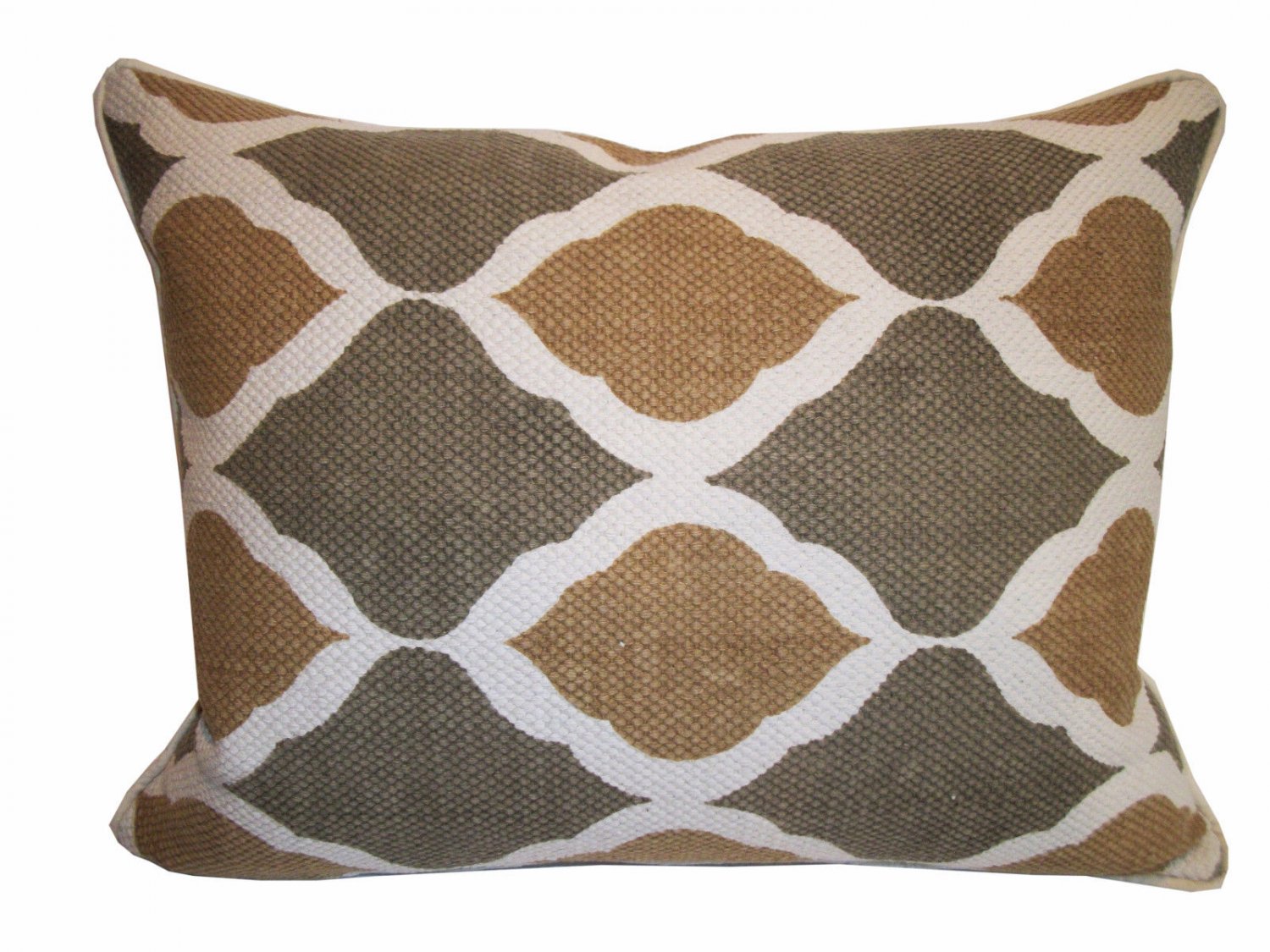 Custom made Celedon & mustard designer pillow