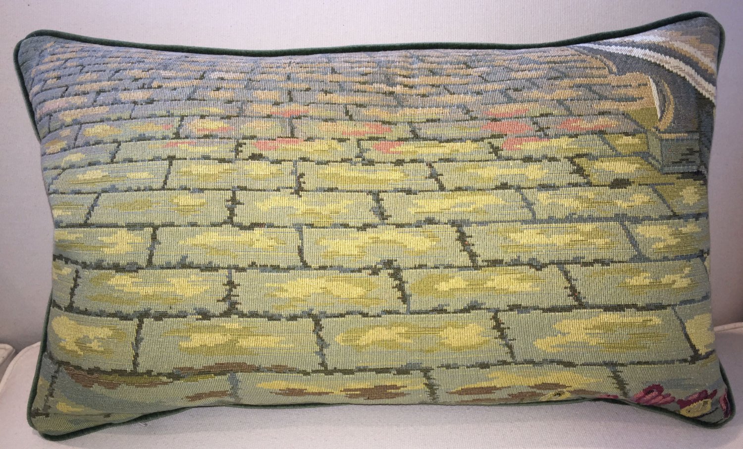 Vintage Italian Tapestry Pillow-106 Free shipping,free down feather insert
