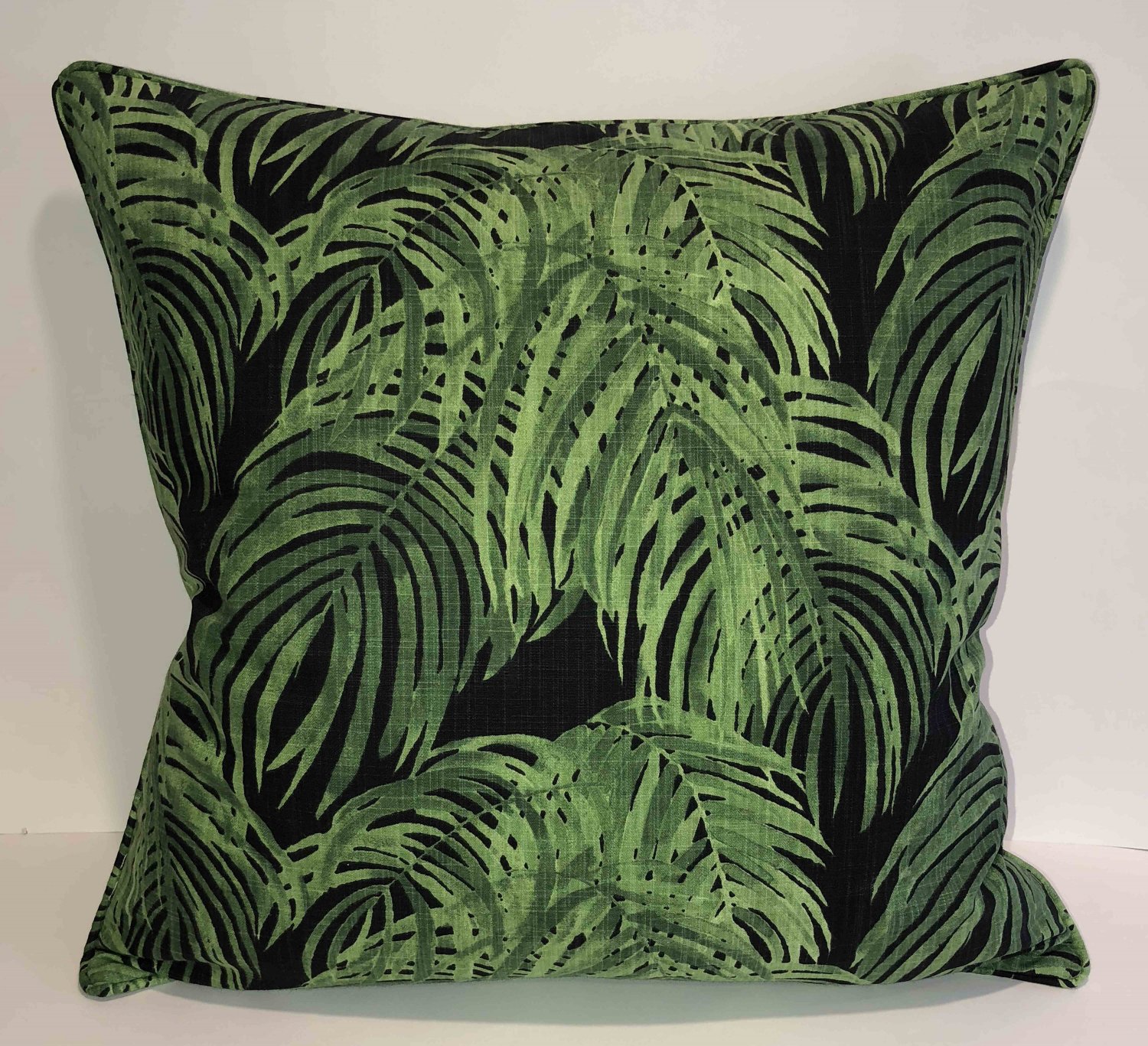 Cayman Palm Leaves Down Feather Accent Pillow