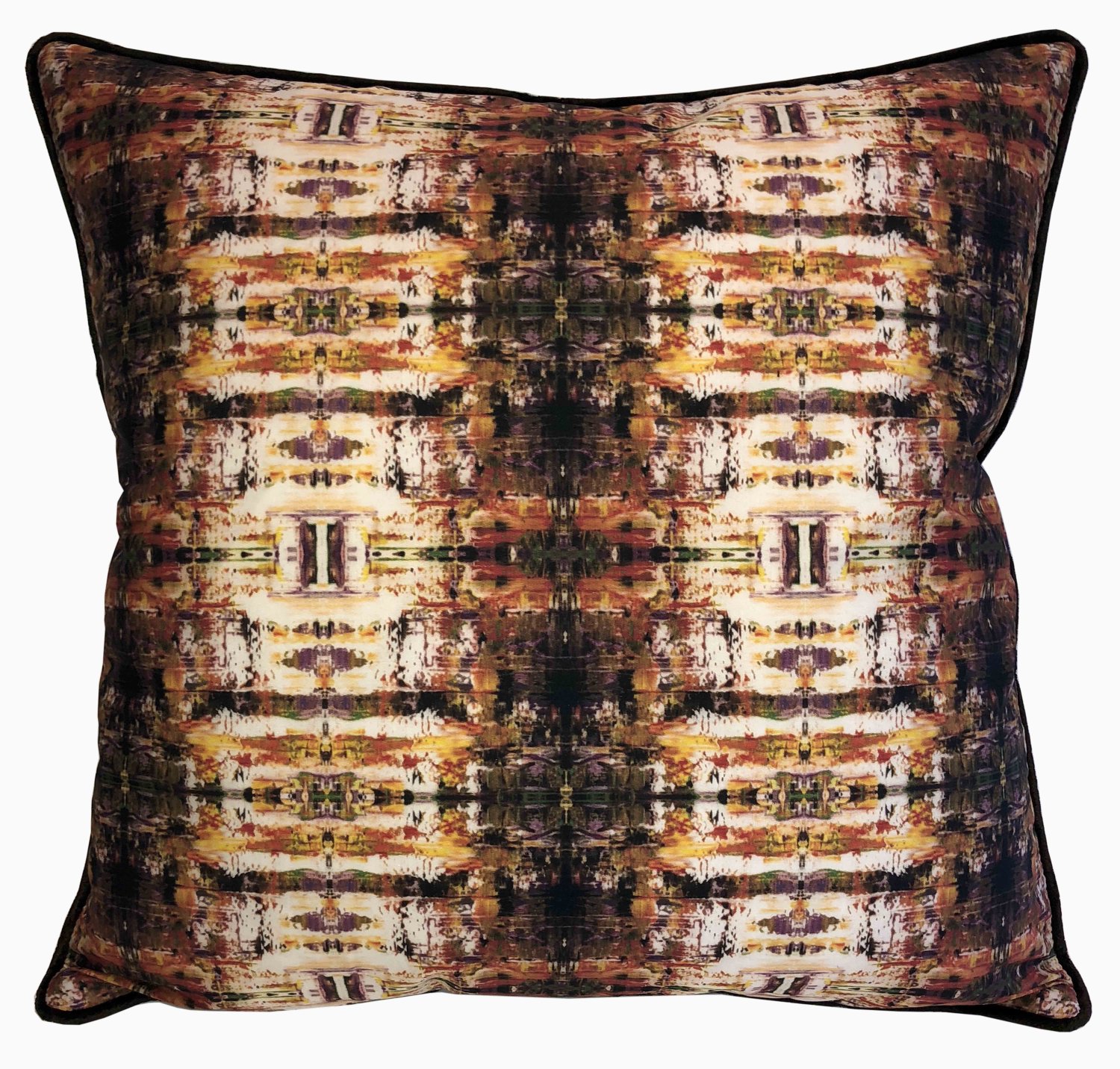 On Sale! Abstract Rachel Dolezal Designer Down Feather Accent Pillow
