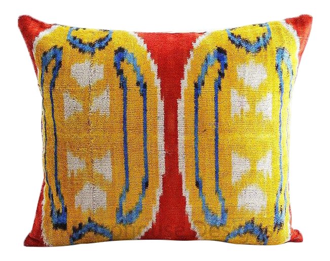 Reduced: Vintage Silk Velvet Pillow