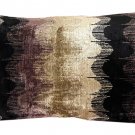 Silk Velvet Down Feather Lumbar Pillow Cover & Insert