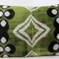 Oversize Silk Velvet Ikat Chintamani Pillow