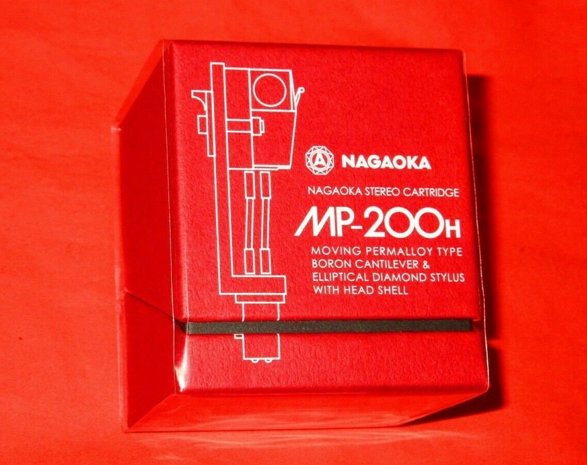 Nagaoka Mp 200h Mm Cartridge Headshell W Boron Cantilever Brand New Mp200 Mp 200