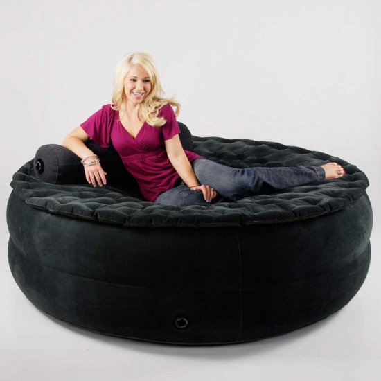 SUMO SAC 4in1 Ultimate Inflatable Jumbo Air Bed, Beanless Bean Bag