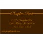Leafy Cafe' Design-250 Cards w/ Matte Finish