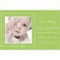 Green Elegant-Photo Announcements-100 Count