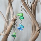 Blue/Green River Shell Bead