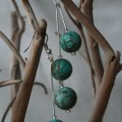 Turquoise Rounds Double Drop