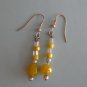 Yellow & Crystal Beads with Silver Balls