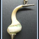 Classic Shell and Silver Pendant