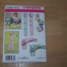 Simplicity Pattern 2389 Baby Block Growth Chart Pattern