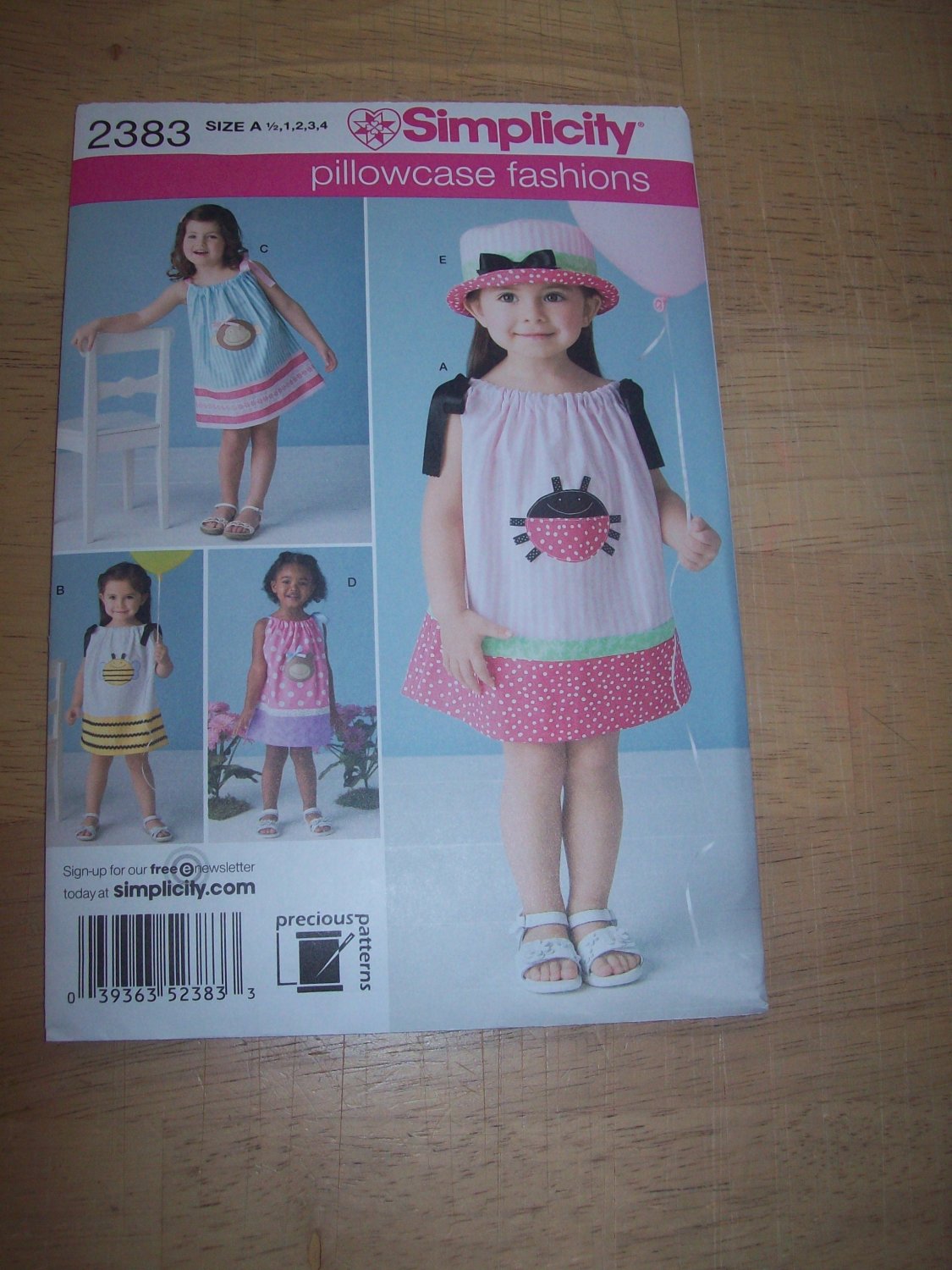 Pillowcase Dress Pattern Simplicity 2383