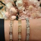 C@rtier Love bracelet full diamond 18K gold